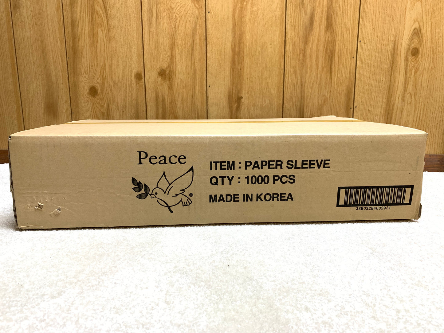 Peace paper cup sleeves 1000pcs