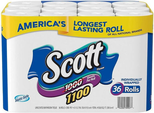 Scott bath paper 36 rolls