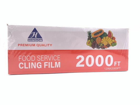 Himson premium quality cling film food service 12x2000