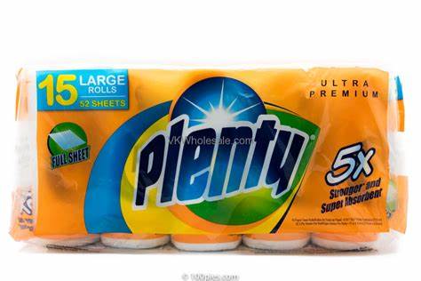 Plenty ultra premium  paper 15 rolls